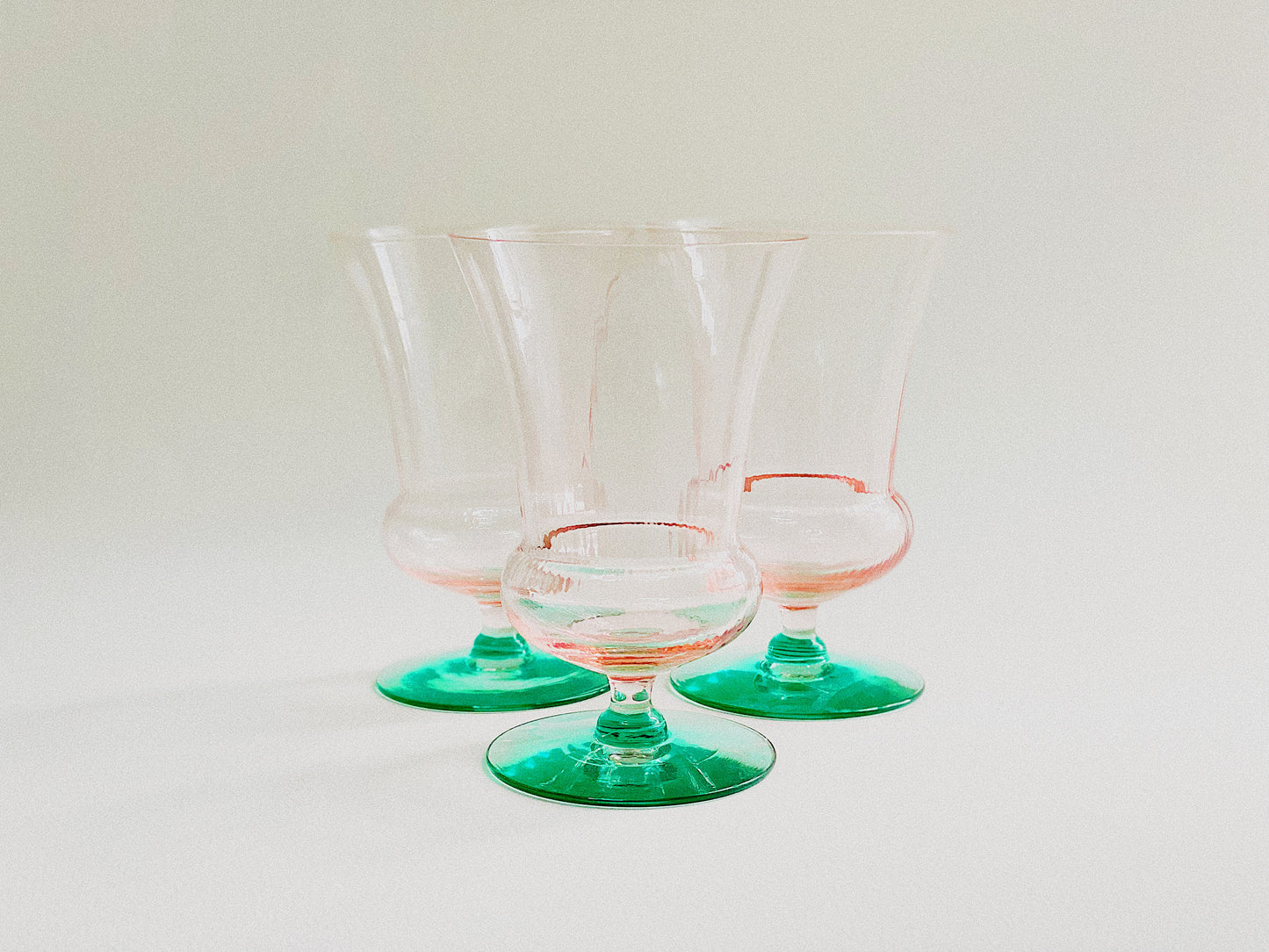 Pink & Green Vintage Glasses