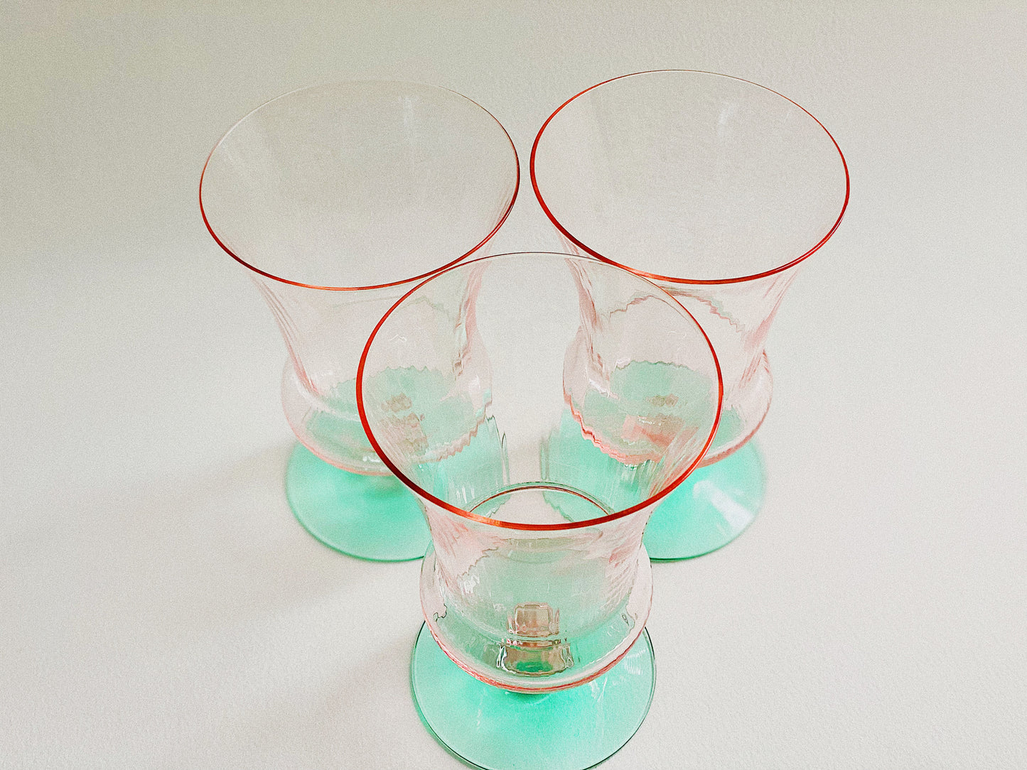 Pink & Green Vintage Glasses