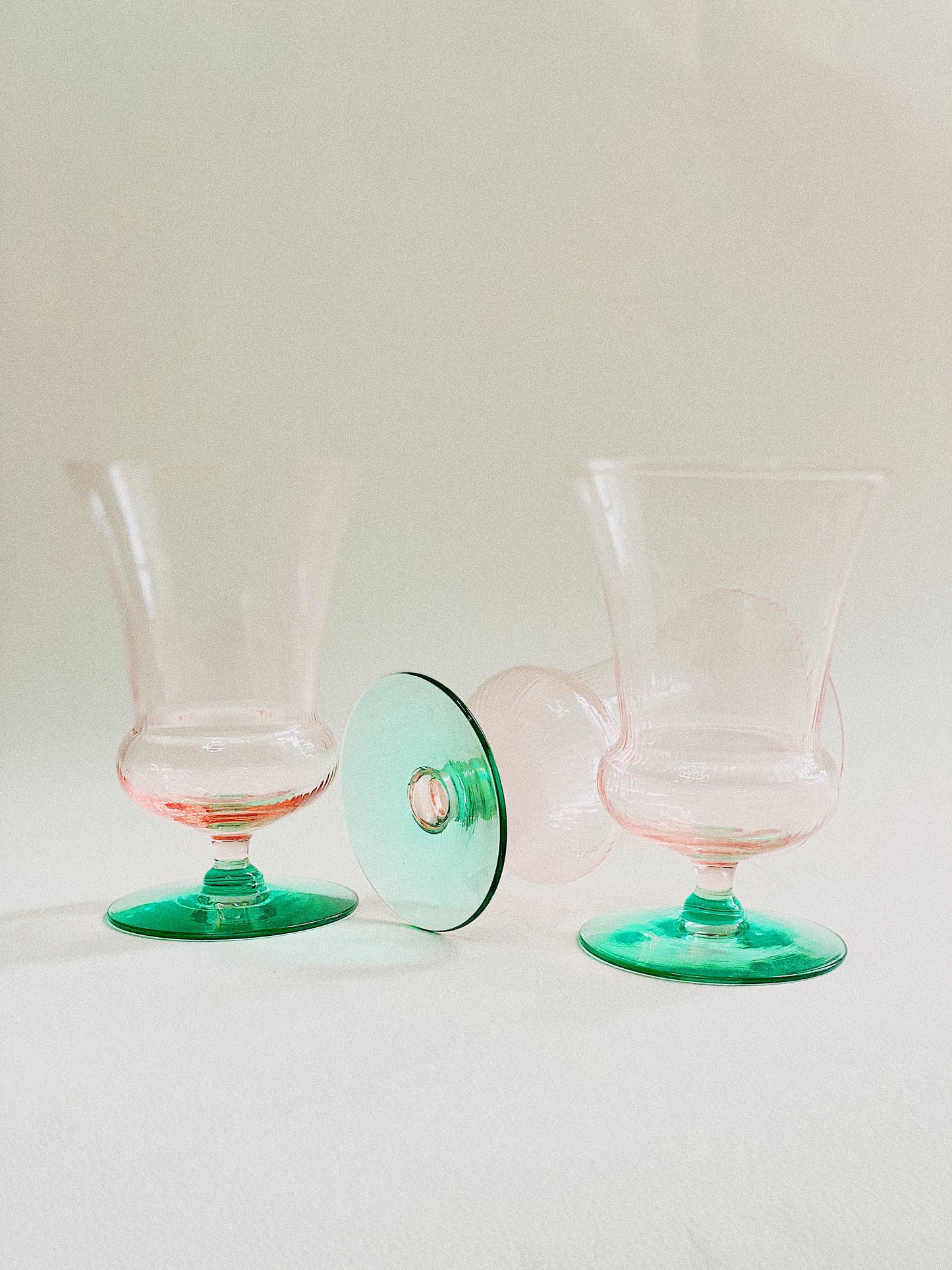 Pink & Green Vintage Glasses