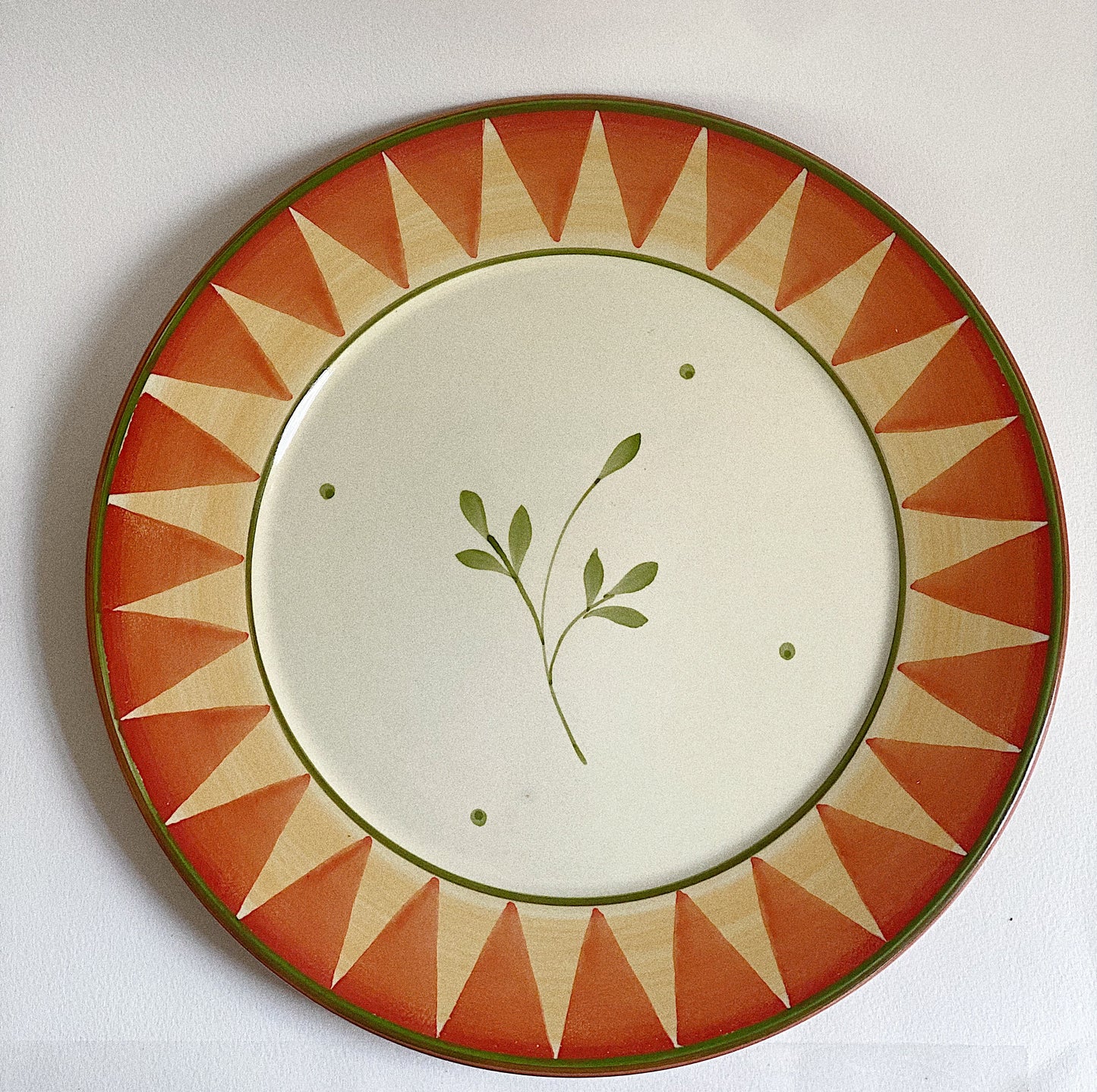 Rare Hand-Painted Serving Platter