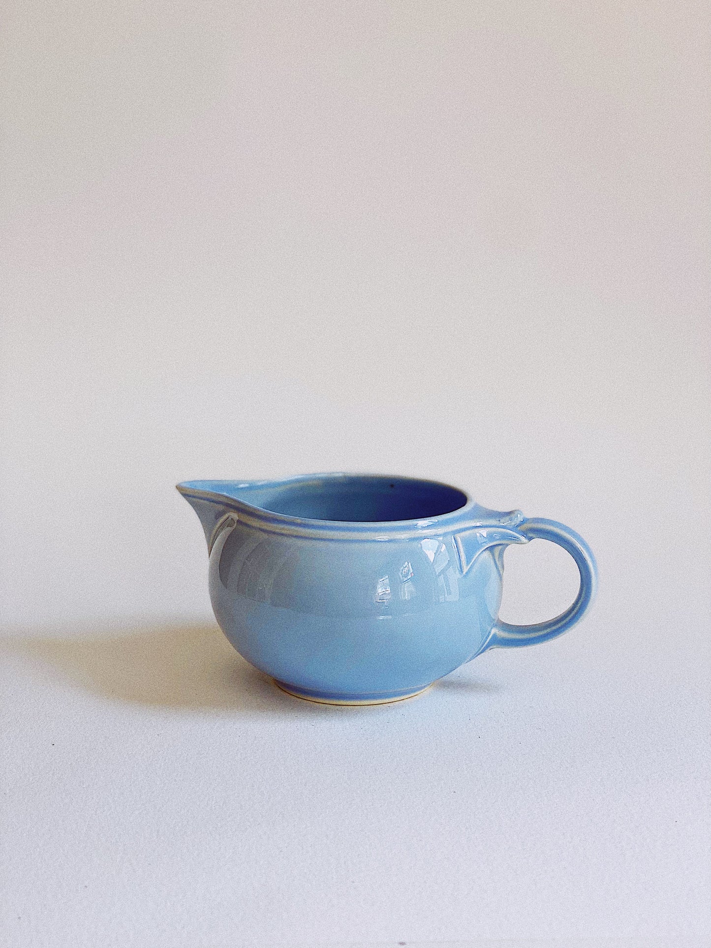 Blue Ceramic "Lu Ray" Creamer