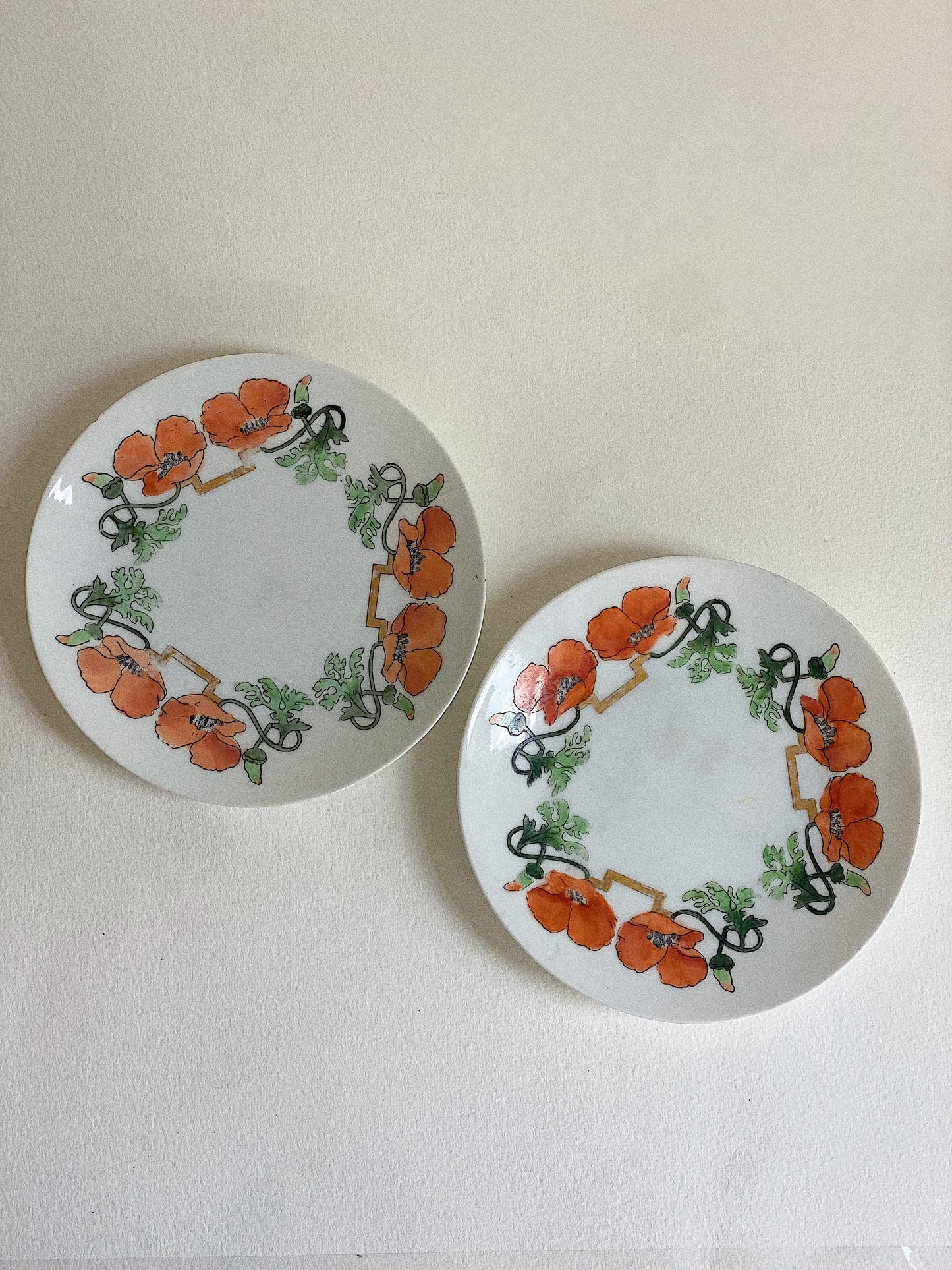 Poppy Tea Plates (Set of 2)