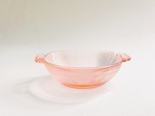 Pink Glass Trinket Dish