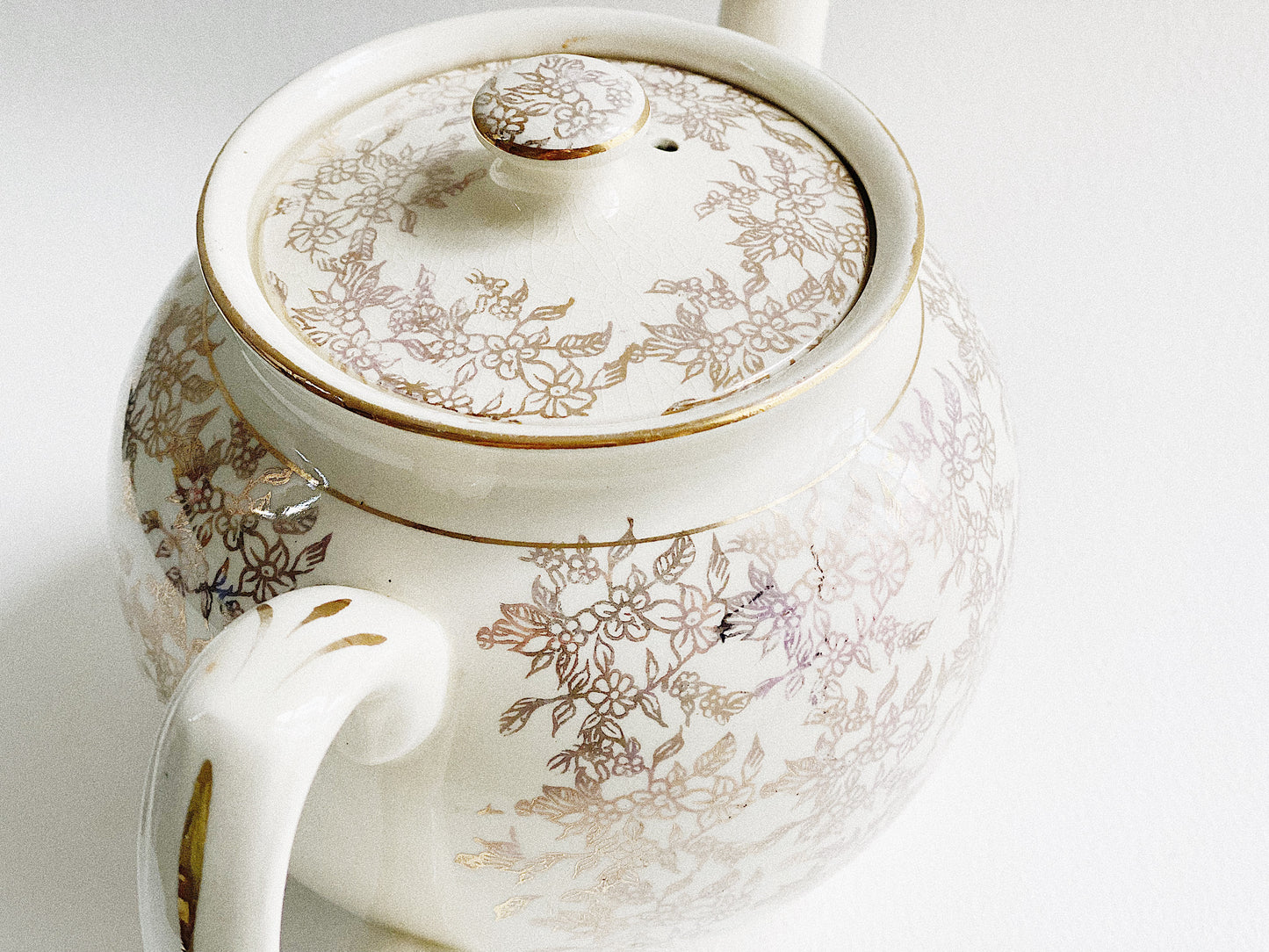 Gilded English Teapot