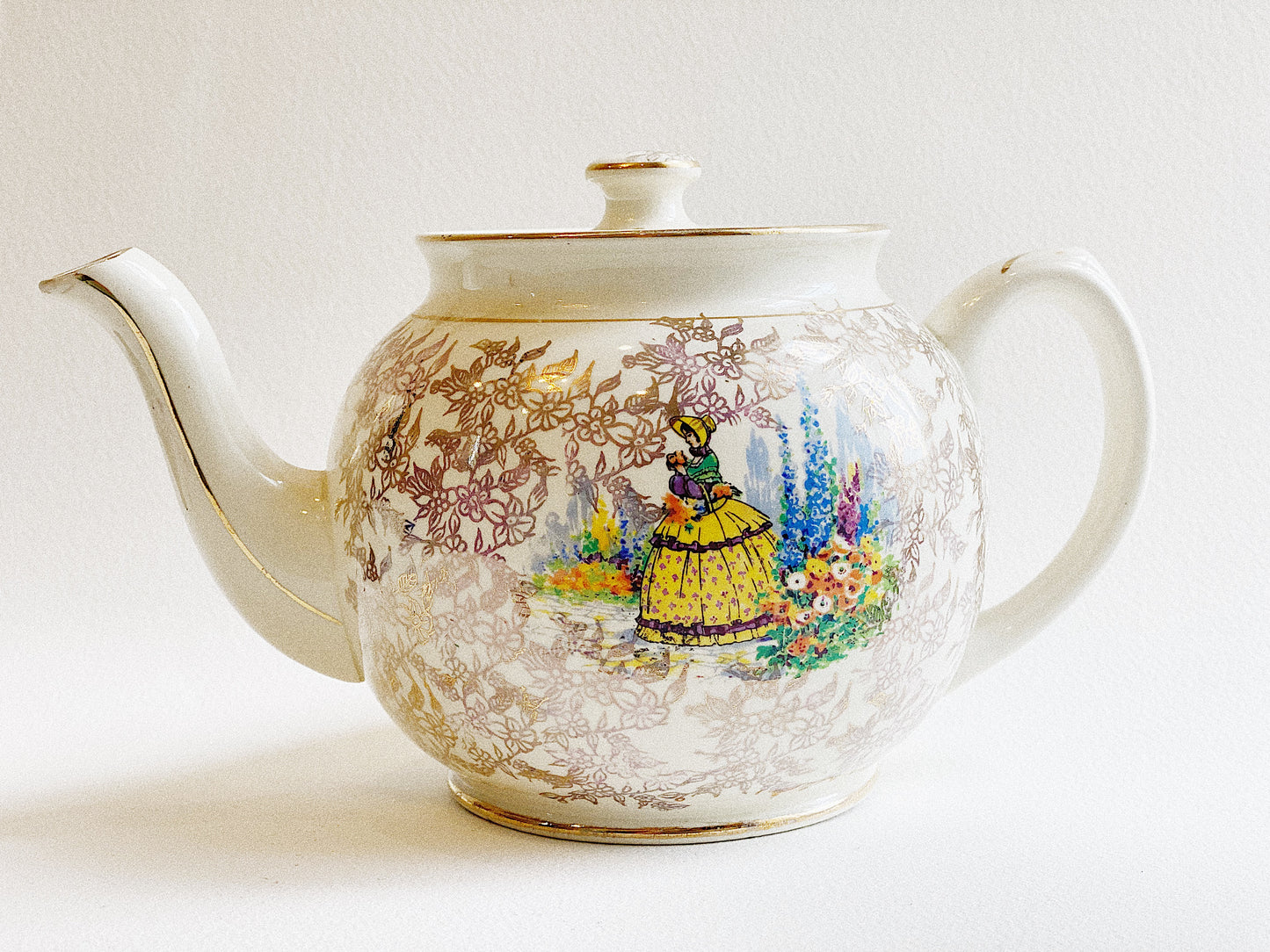 Gilded English Teapot